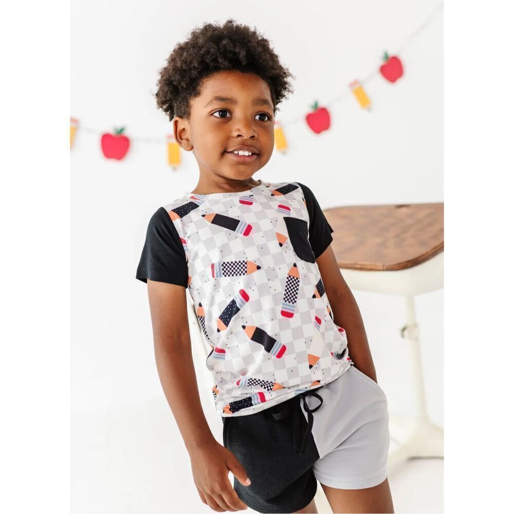 NWT Birdie Bean Bamboo Day Wear Set Booker T-Shirt Set - Picture 2 of 10